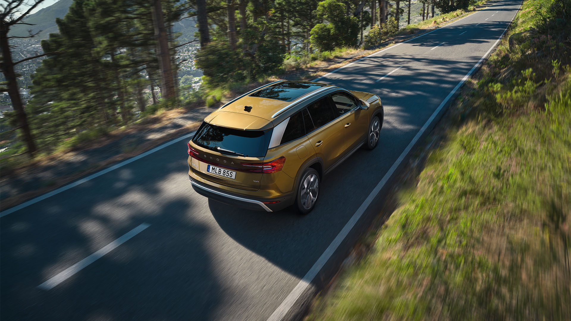 Nya Skoda Kodiaq åker på vägen