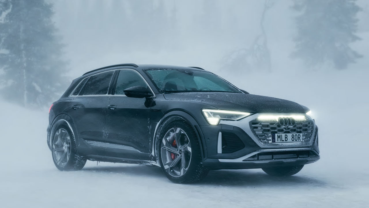 Audi på vinterväg